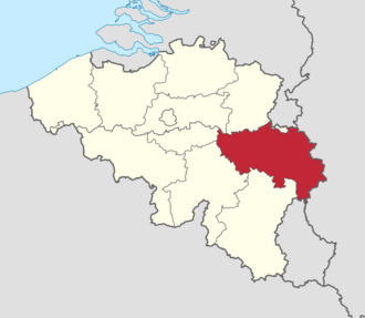 Province de Liège · zone d'intervention Solution V